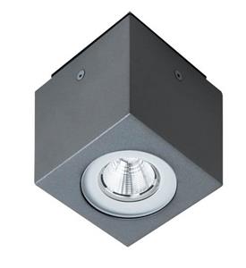 Franssen Led plafondspot Plound 15w - 3000K - 10cm antraciet 321225-25