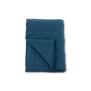 Gardine Sally Tagesdecke 80x150cm blau., ebuy24