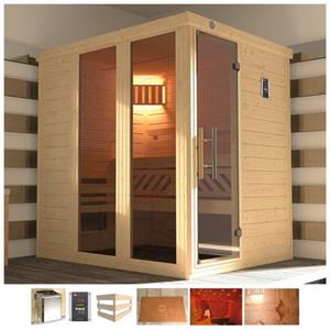 Weka Sauna Kemi Panorama 7,5 kw bio-kachel met externe bediening