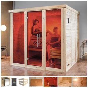 Weka Sauna Kemi Panorama 7,5 kw bio-kachel met externe bediening
