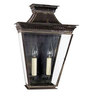 Limehouse Landelijk buitenlamp Pagoda Flush handgemaakt 44cm 493A