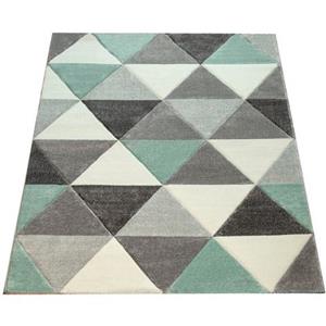 Paco Home Teppich "Lara 276", rechteckig, Kurzflor, modernes geometrisches Design, Pastell-Farben