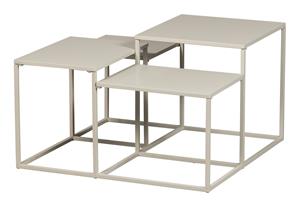 Woood Salontafel Mida Metaal, 70cm - Greige