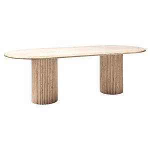 Richmond Interiors Richmond Ovale Eettafel Cantera 240 x 100cm - Beige