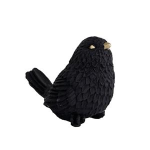Countrylifestyle Sculptuur sparrow zwart L
