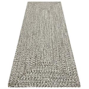 NORTHRUGS Läufer "Trenzado", rechteckig, Flachgewebe, Hand-Made Look, robust, pflegeleicht