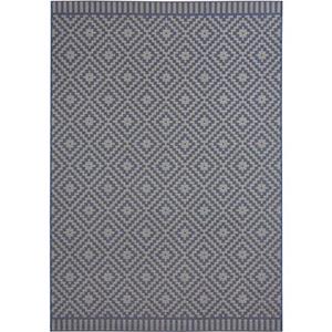 freundin Home Collection Teppich "Breeze", rechteckig, In-und Outdoor geeignet, Rauten Design, Pflegeleicht, Flachgewebe