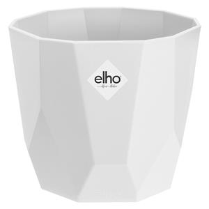 Elho Bloempot Wit Kunststof 14,5x14x12,9cm 1,5L Hoekig Rond