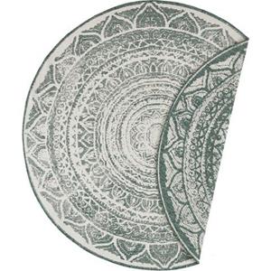 NORTHRUGS Vloerkleed Siruma Mandala, robuust, gemakkelijk in onderhoud, platweefsel, keerbaar