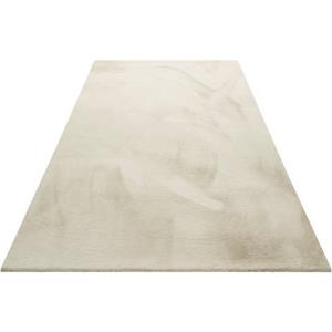 Wecon home Basics Hochflor-Teppich "Anna", rechteckig, Wohnzimmer, Schlafzimmer, Felloptik, sehr weich und flauschig, Uni