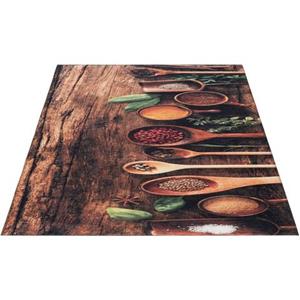 Sehrazat Teppich "Kitchen 3060", rechteckig, waschbar, Flachgewebe, Läufer, rutschfest, Kurzflor, Pflegeleicht