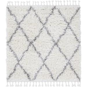carpetfine Hochflor-Teppich "Eddy", rechteckig, auch in quadratischer Form, mit Fransen, Wohnzimmer