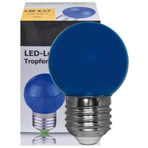 TS Electronic Germany LED lamp E27 blauw 1W feestverlichting