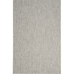 Safavieh Contemporary Indoor/Outdoor Woven Area Rug, Courtyard Collection, CY8520, in Grey & Grey, 79 X 152 cm