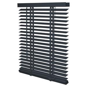 Jaloezieën hout 50 mm effen donkergrijs - Intensions
