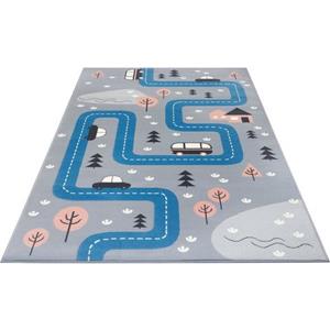 HANSE Home Vloerkleed voor de kinderkamer Dream Street Straten speelmat, korte pool, speelmat, slijtvast