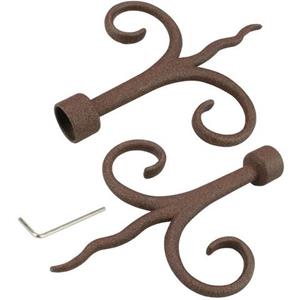 Liedeco Eindstuk voor gordijnroede Diana voor gordijnroeden ø 16 mm (set, 2 stuks)