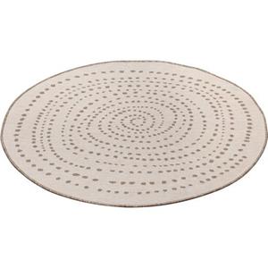 NORTHRUGS Teppich "Bali", rund, In-und Outdoor geeignet, Robust, Pflegeleicht, Flachgewebe, Wendbar