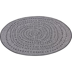 NORTHRUGS Teppich "Bali", rund, In-und Outdoor geeignet, Robust, Pflegeleicht, Flachgewebe, Wendbar