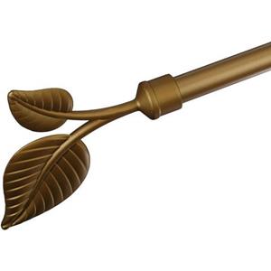 Liedeco Gardinenstangen-Endstück "Blatt", (Set, 1 St.), für Gardinenstangen Ø 20 mm