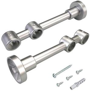 Liedeco Doppelträger, (1 St.), für Gardinenstangen Ø 20 mm