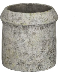 PTMD Collection PTMD Nimma Grey cement pot wide top round L
