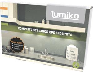Klemko ledlamp Lumiko LAGOS, wit, le 61mm, diam 65mm, 2.3W