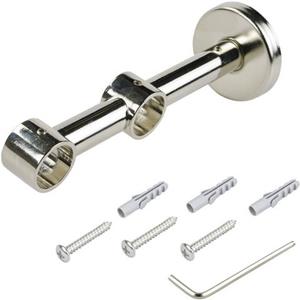 Liedeco Gardinenstangenhalter "Doppelträger, Wandträger 2-läufig für 20 mm Stangen "Celebration"", (1 St.), Träger, Wandträger