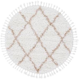 carpetfine Hochflor-Teppich "Eddy", rund, Shaggy Langflor mit Fransen, starke Größenauswahl, Wohnzimmer
