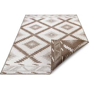 NORTHRUGS Teppich "Malibu", rechteckig, In-und Outdoor geeignet, Robust, Pflegeleicht, Flachgewebe, Wendbar