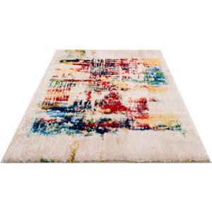 Leonique Hochflor-Teppich "Hennes", rechteckig, besonders weicher Flor, bunt, modernes und abstraktes Design