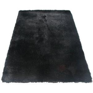 Leonique Hochflor-Teppich "Lagos", rechteckig, Mikrofaser, extra flauschig, einfarbig, fußbodenheizungsgeeignet