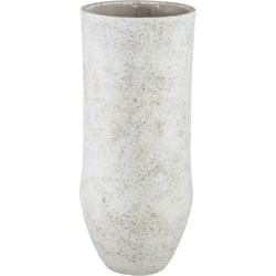 PTMD Collection PTMD Dorin White cement minimal high round pot XL
