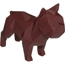 CASA DI ELTURO Deco Object Origami Bulldog Rood