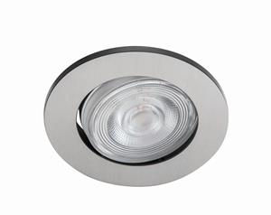 Philips Led inbouwspot Taragon 4,5w - 2700K - 8,5cm grijs 75578200