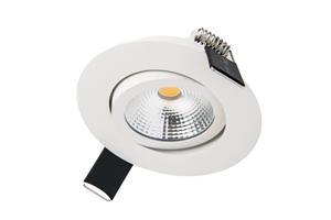 Integral Led Platte inbouwspot Lux Slim 3000K - wit ILDL65L001