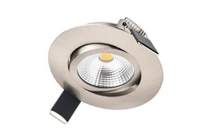 Integral Led Platte inbouwspot Lux Slim 3000K - RVS ILDL65L003