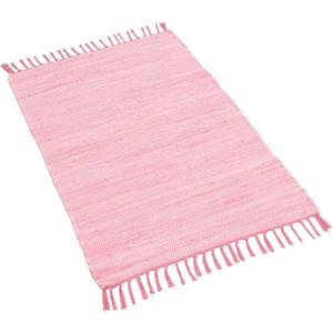 THEKO Teppich ¦ rosa/pink ¦ Baumwolle ¦ Maße (cm): B: 120 H: 0,5  - Möbel Kraft