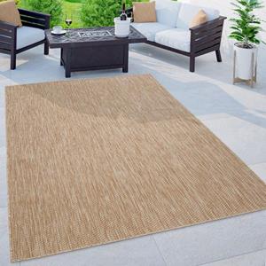 Home affaire Teppich "Venedig", rechteckig, 5 mm Höhe, In-und Outdoor geeignet,Flachgewebe, Sisal-Optik, Wohnzimmer, Wetterfest & UV-beständig, für Balkon, Terrasse und Winterga