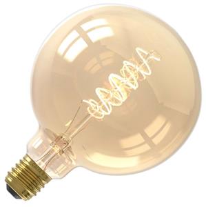 Calex E27 G125 3,8W LED-Filament Flex gold 821 dim