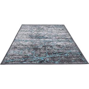 Gino Falcone Vintageteppich ¦ blau ¦ Synthethische Fasern ¦ Maße (cm): B: 40 H: 0,7  - Möbel Kraft