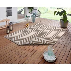 NORTHRUGS Teppich "Palma Wendeteppich", rechteckig, In-und Outdoor geeignet, Robust, Pflegeleicht, Flachgewebe