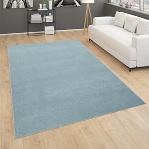 Teppich Porto 890, Paco Home, rechteckig, Höhe: 13 mm, Kurzflor, Uni-Farben, ideal im Wohnzimmer & Schlafzimmer