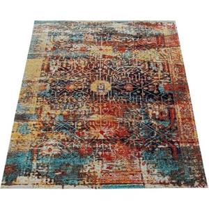 Paco Home Teppich "Artigo 420", rechteckig, Kurzflor, Vintage Design, In- und Outdoor geeignet, Wohnzimmer