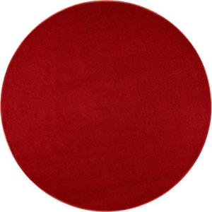 HANSE Home Teppich "Shashi", rund, Kurzflor, Unifarben, farblich passende Kettelung