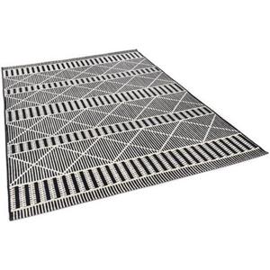 Tom Tailor Outdoorteppich ¦ schwarz ¦ Synthethische Fasern ¦ Maße (cm): B: 160 H: 0,5  - Möbel Kraft