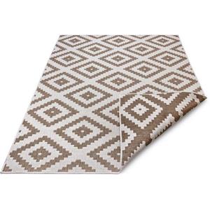 NORTHRUGS Vloerkleed Malta tweezijdig te gebruiken kleed In- en outdoor, geruit design, robuust, gemakkelijk in onderhoud, platweefsel