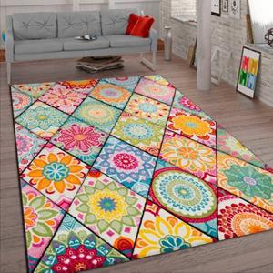 Paco Home Teppich "Vistoso 631", rechteckig, Kurzflor, 3D-Design, modernes retro Motiv