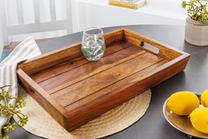Invicta Interior Decoratieve schaal Ginkgo 42cm zilver/41776