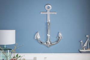 Invicta Interior Muurdecoratie Anchor 70cm zilver 3D/ 38600